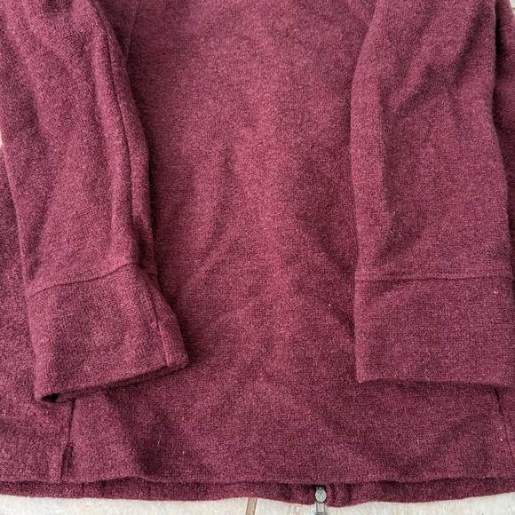 Ibex Reese Merino Wool Sweater Tunic Jacket Redwood Heather Size M - Picture 16 of 16